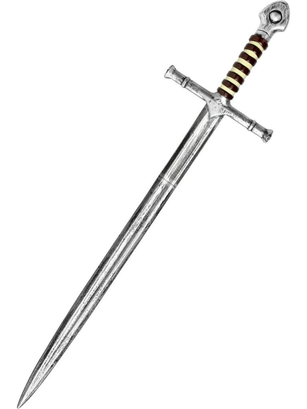 Medieval Knight Sword 35.6" - Plastic Warrior Costume Accessory for Cosplay